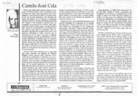 Camilo José Cela  [artículo] Jorge Edwards.