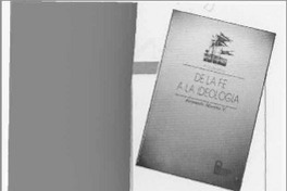 De la fe a la ideología  [artículo] Carlos Y. Valenzuela.