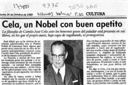 Cela, un NoBel con buen apetito  [artículo] Caius Apicius.