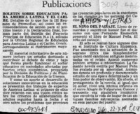 El Niño del pasaje  [artículo].