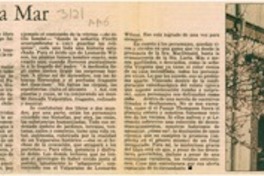 Lawrence Wilson, muerto en alta mar