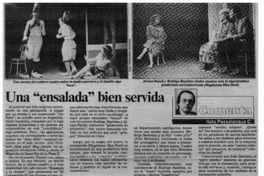 Una "ensalada" bien servida