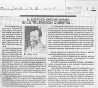 Si la televisión quisiera --  [artículo].