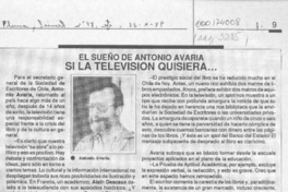 Si la televisión quisiera --  [artículo].