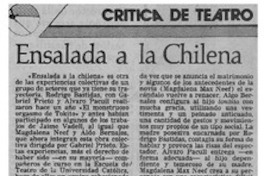 Ensalada a la chilena