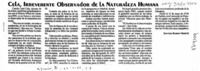 Cela, irreverente observador de la naturaleza humana  [artículo].