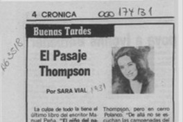 El pasaje Thompson