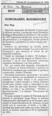 Zorobabel Rodríguez