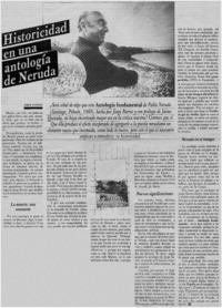 Historicidad en una antología de Pablo Neruda