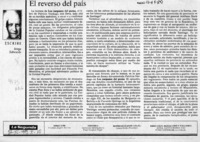 El reverso del país  [artículo] Jorge Edwards.