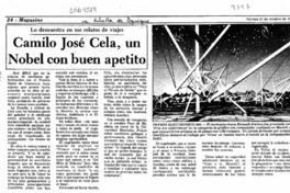 Camilo José Cela, un Nobel con buen apetito  [artículo].