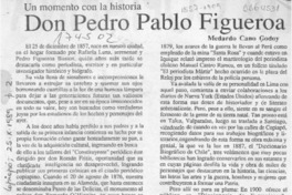 Don Pedro Pablo Figueroa  [artículo] Medardo Cano Godoy.