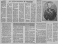 La oscura juventud de Jotabeche