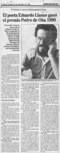 El Poeta Eduardo Llanos ganó los Juegos Florales de Vicuña