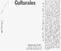 "Noches de cristal"  [artículo].