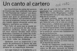 Un canto al cartero  [artículo] Lautaro Robles.