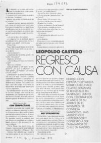 Regreso con causa  [artículo] Luis Alberto Ganderats.