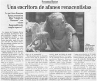 Una Escritora de afanes renacentistas