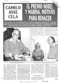 El Premio Nobel y Marina, motivos para renacer  [artículo].