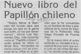 Nuevo libro del Papillón chileno