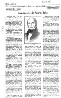 Andrés Bello en noviembre  [artículo] G. A. M.