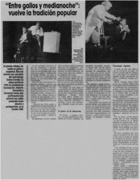 "Entre gallos y medianoche", vuelve la tradición popular