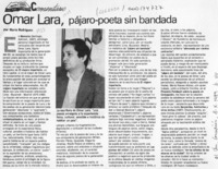 Omar Lara, pájaro-poeta sin bandada  [artículo] Mario Rodríguez.