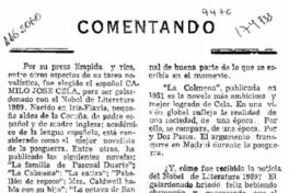 Comentando  [artículo] Amparo Pozo.