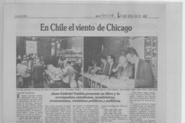 En Chile el viento de Chicago