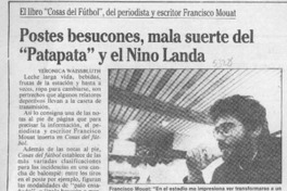 Postes besucones, mala suerte del "Patapata" y el Nino Landa  [artículo] Verónica Waissbluth.