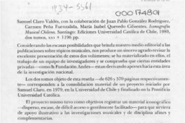 Iconografía musical chilena  [artículo] Raquel Bustos Valderrama.