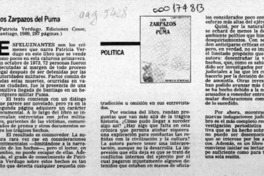 Los zarpazos del puma  [artículo] J. P. I.