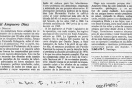 Raúl Ampuero Díaz  [artículo].