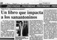 Un Libro que impacta a los sanantoninos  [artículo].