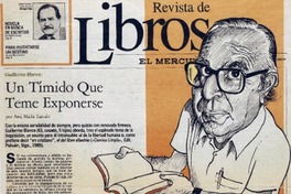 Un tímido que teme exponerse