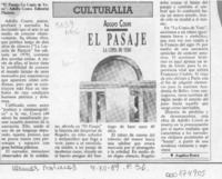 El pasaje  [artículo] Angélica Rivera.