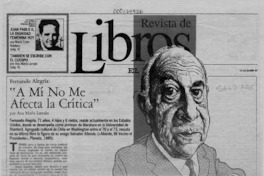 "A mí no me afecta la crítica"