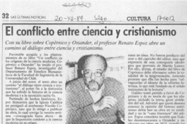 El conflicto entre ciencia y cristianismo  [artículo] Angélica Rivera.