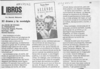 El drama y la nostalgia  [artículo] Marcelo Maturana.