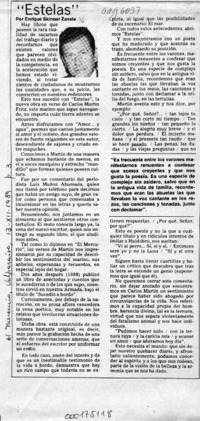 "Estelas"  [artículo] Enrique Skinner Zavala.