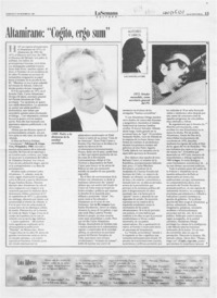 Altamirano, "Cogito, ergo sum"  [artículo] Luis Sánchez Latorre.