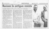 Reviven la antigua revista  [artículo].