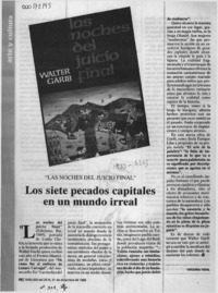 Los siete pecados capitales en un mundo irreal  [artículo] Virginia Vidal.