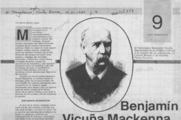 Benjamín Vicuña Mackenna, un chileno múltiple