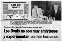 Los Ovnis no son muy amistosos y experimentan con los humanos