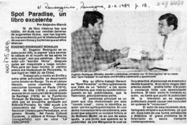 Spot Paradise, un libro excelente  [artículo] Alejandro Blanch.