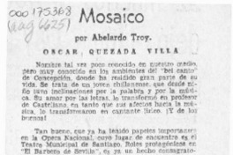 Mosaico  [artículo] Abelardo Troy.