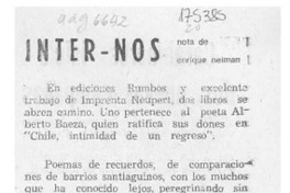 Inter - Nos  [artículo] Enrique Neiman.