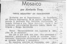 Mosaico  [artículo] Abelardo Troy.