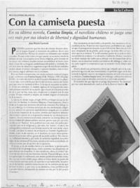 Con la camiseta puesta  [artículo] Ana María Larraín.